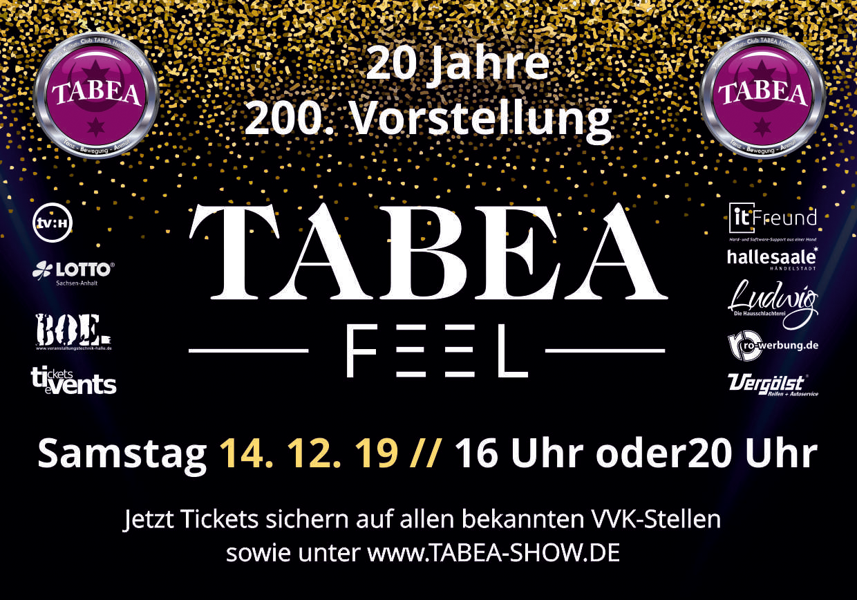 You are currently viewing Das war unsere  Show TABEA-FEEL, am 14.12.2019
