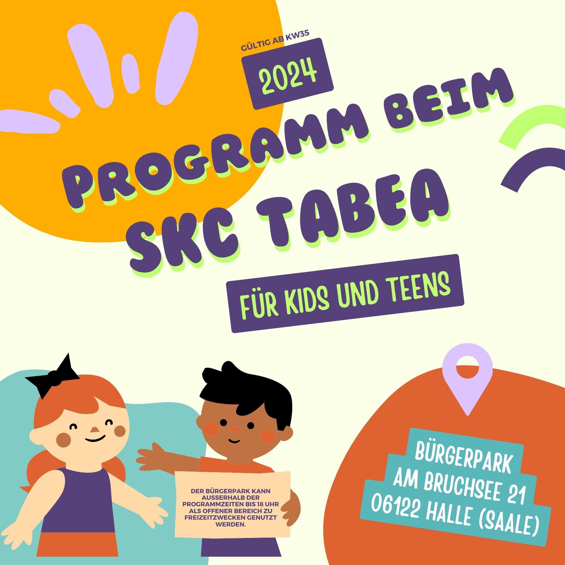 Mehr über den Artikel erfahren NEUES Kinder- und Jugendprogramm beim SKC TABEA